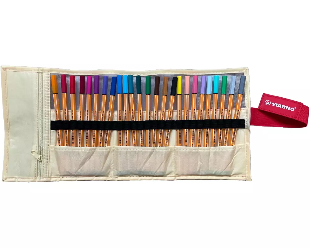 STABILO Point 88 Rollerset 25er Gelb