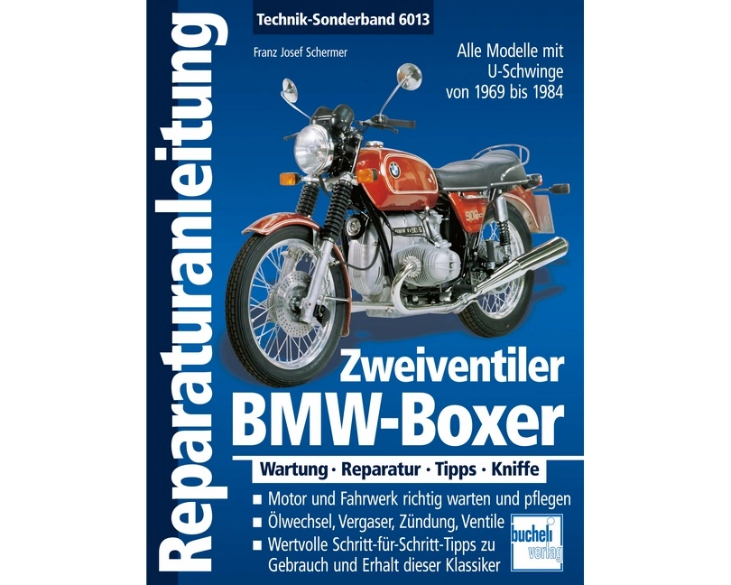 BMW-Boxer Zweiventiler mit U-Schwinge 1969-1985