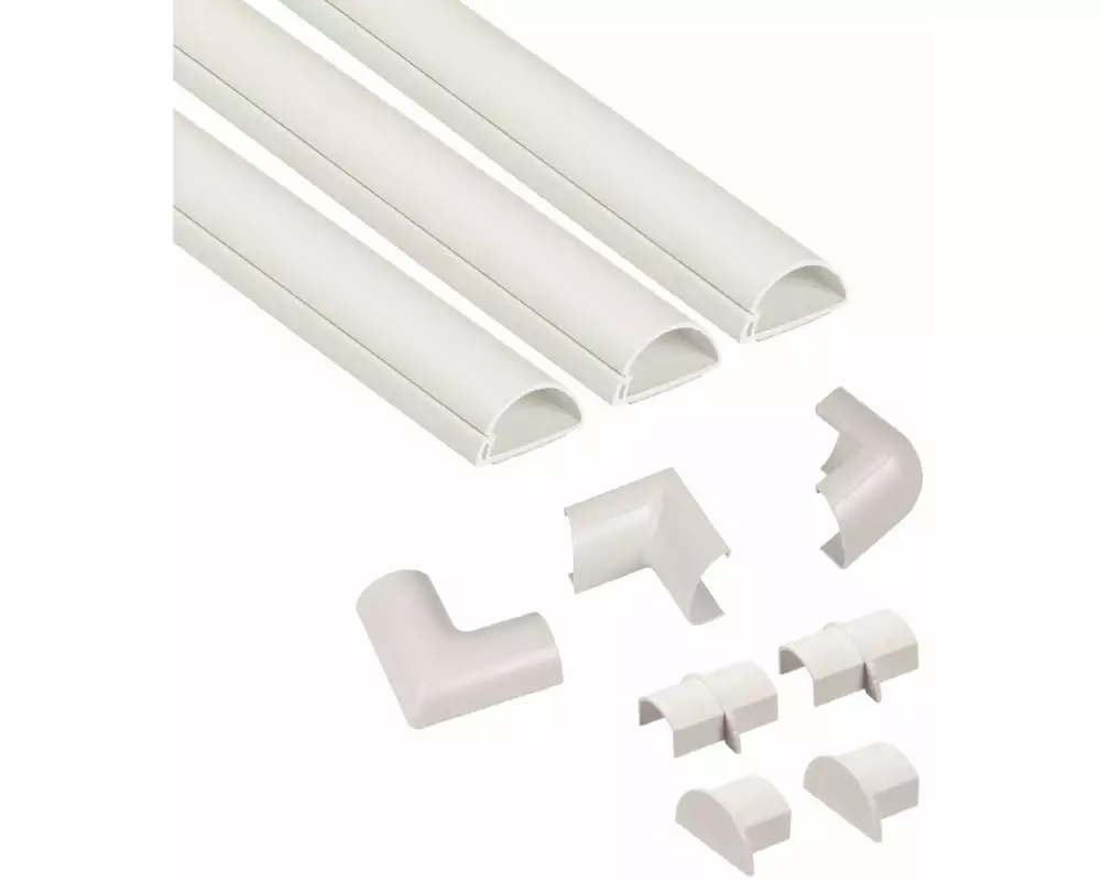 STEFFEN Kabelkanal D-Line 30 x 15 mm, 1 m, Weiss