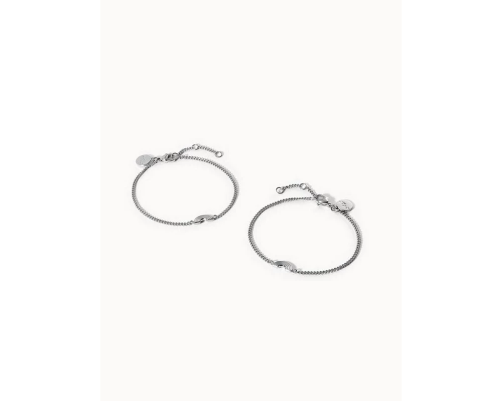 Purelei Rainbow Love Armband Edelstahl, Silber