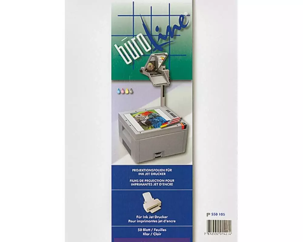 Büroline Projektionsfolie OHP A4 50 Blatt