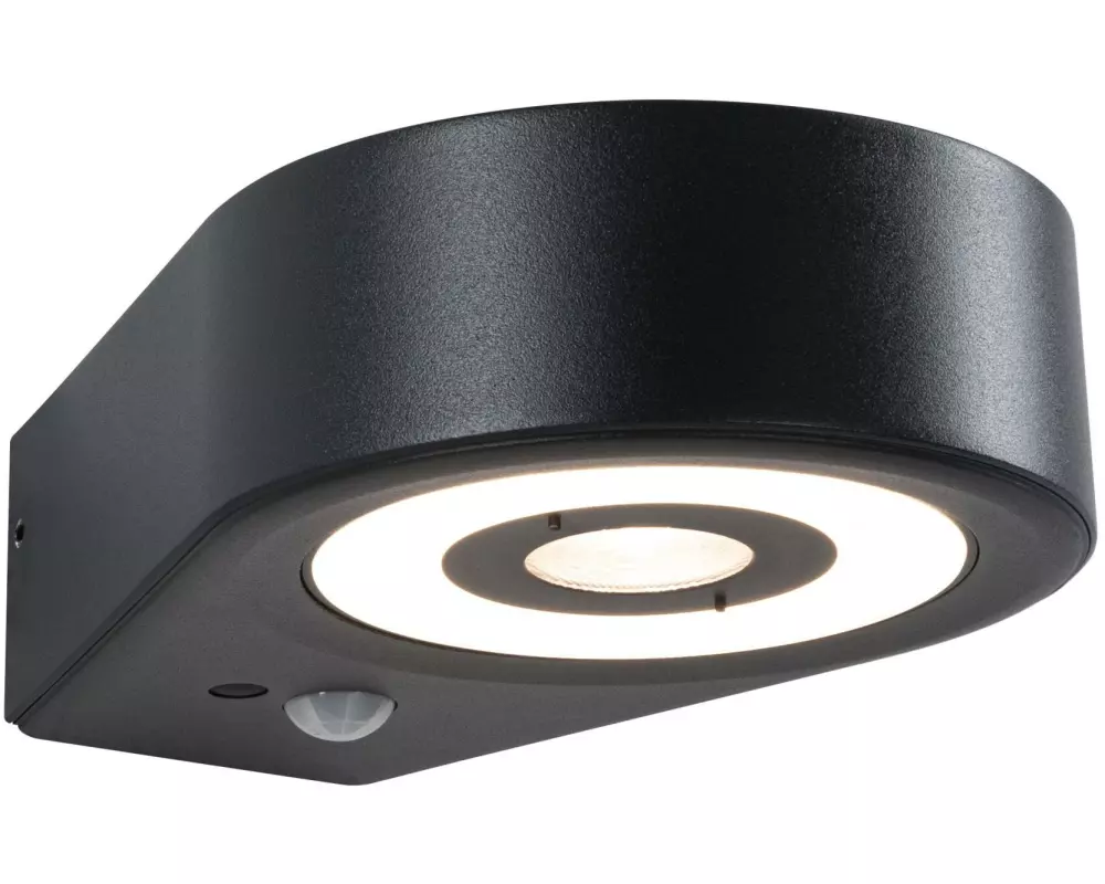 Paulmann LED Aussenwandleuchte Silma Bewegungsmelder Anthrazit