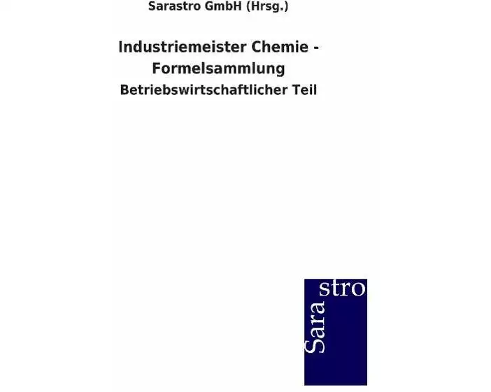 Industriemeister Chemie - Formelsammlung