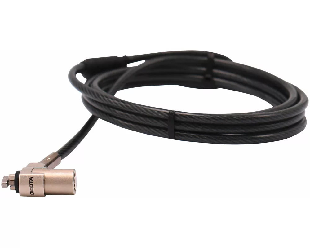 DICOTA Security Cable T-Lock Ultra Slim V2 masterkeyed 3x7mm slot