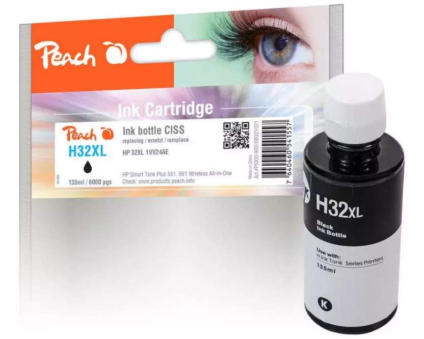 Peach Tinte HP 32XL (1VV24AE) Black