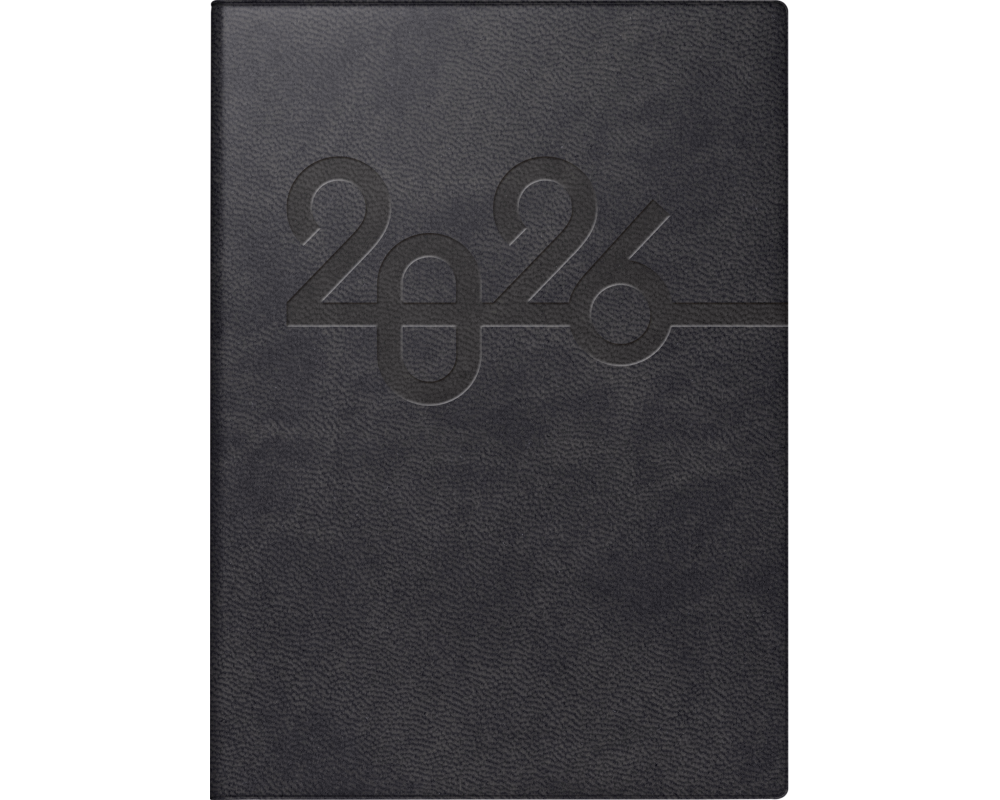 SIMPLEX Ladytimer Linea 2026 40550.26 1W/2S schwarz ML 10x14cm