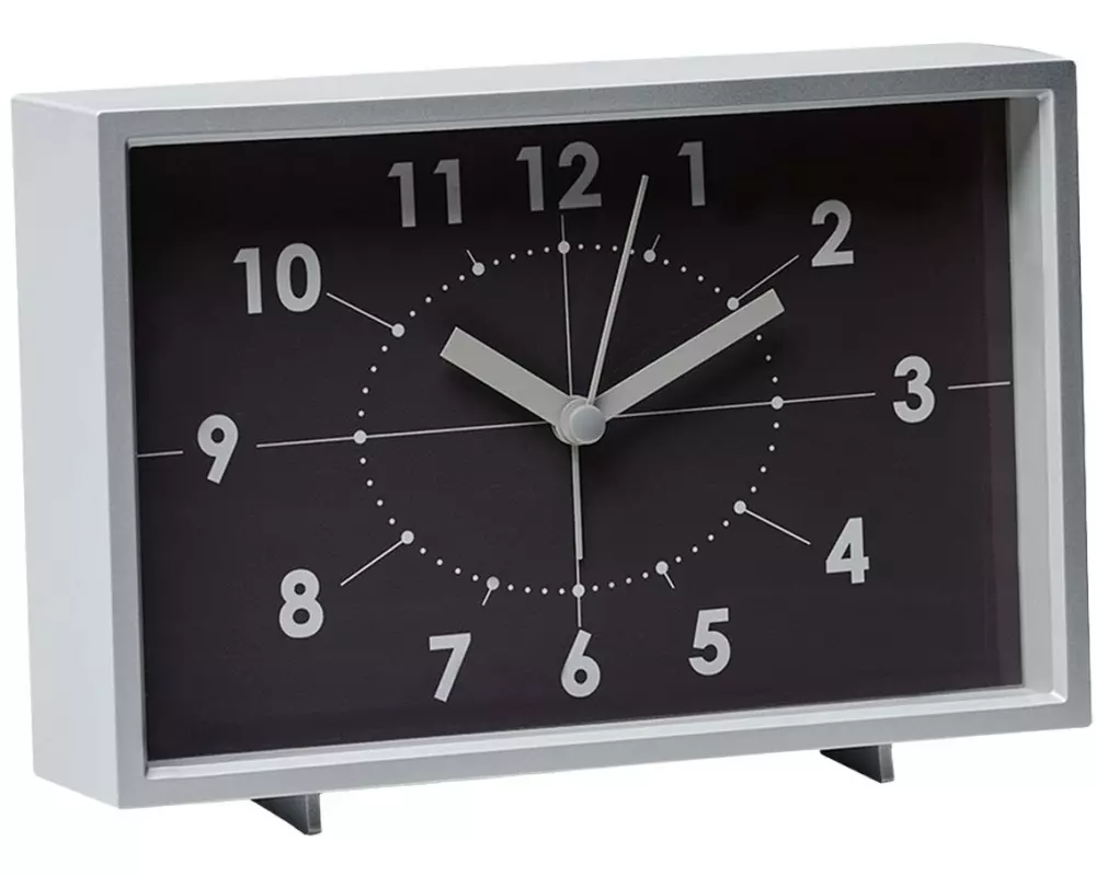 Chic Mic Tischuhr Vintage Clock – Rocket Schwarz/Weiss