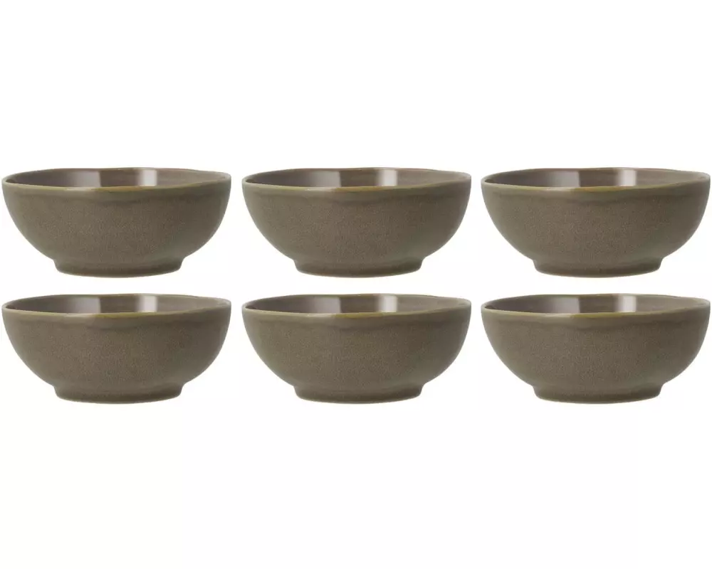 Villa Collection Schale Shoku 15 cm, 6 Stück, Braun