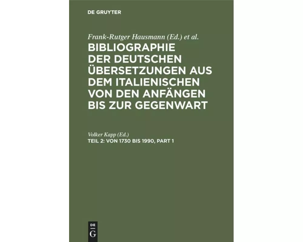 Von 1730 bis 1990