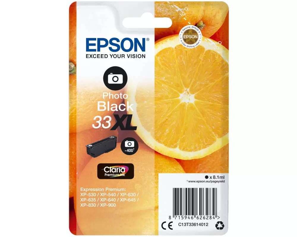 Epson Tinte 33XL / C13T33614012 Photo Black