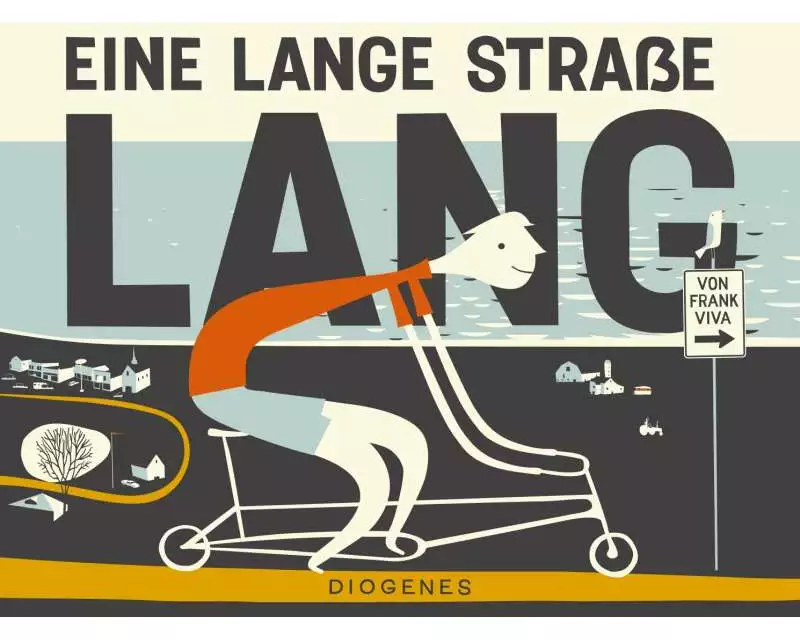 Eine lange Straße lang