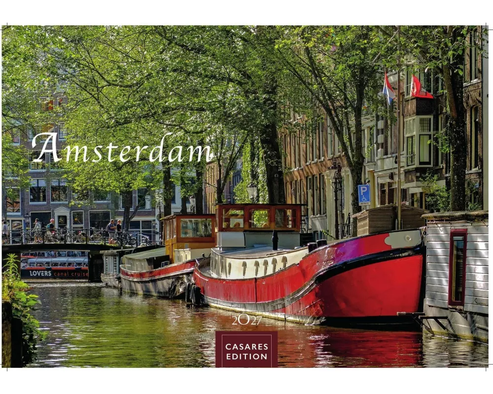 Amsterdam Kalender 2027 - Wandkalender | Fotokalender |Niederlande |Mitteleuropa 24x35cm - Atemberaubende Fotos von Amsterdams Sehenswürdigkeiten, Kan