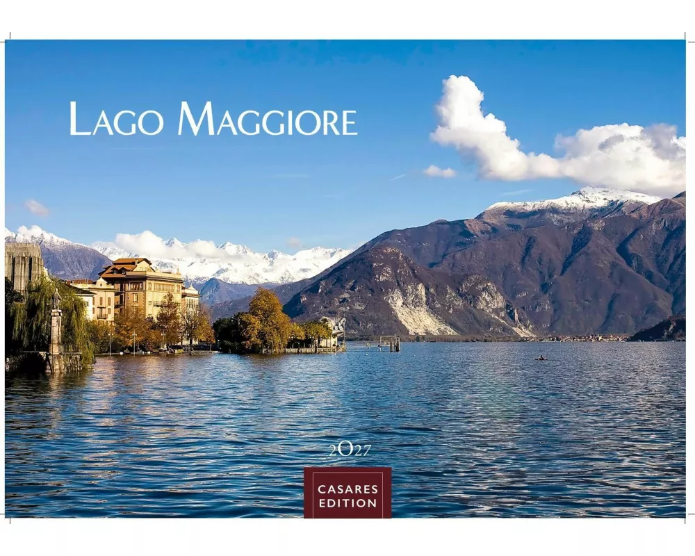 Lago Maggiore Kalender 2027 - Wandkalender | Fotokalender Italien 24x35 cm - mit 12 traumhaften Motiven