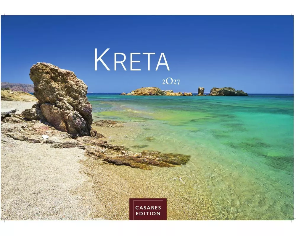 Kreta Kalender 2027 - Wandkalender | Fotokalender Griechenland 24x35cm - . mit 12 atemberaubenden Fotos von Kreta