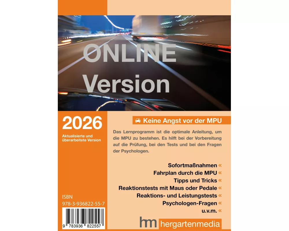 Keine Angst vor der MPU 2026. Code in Box