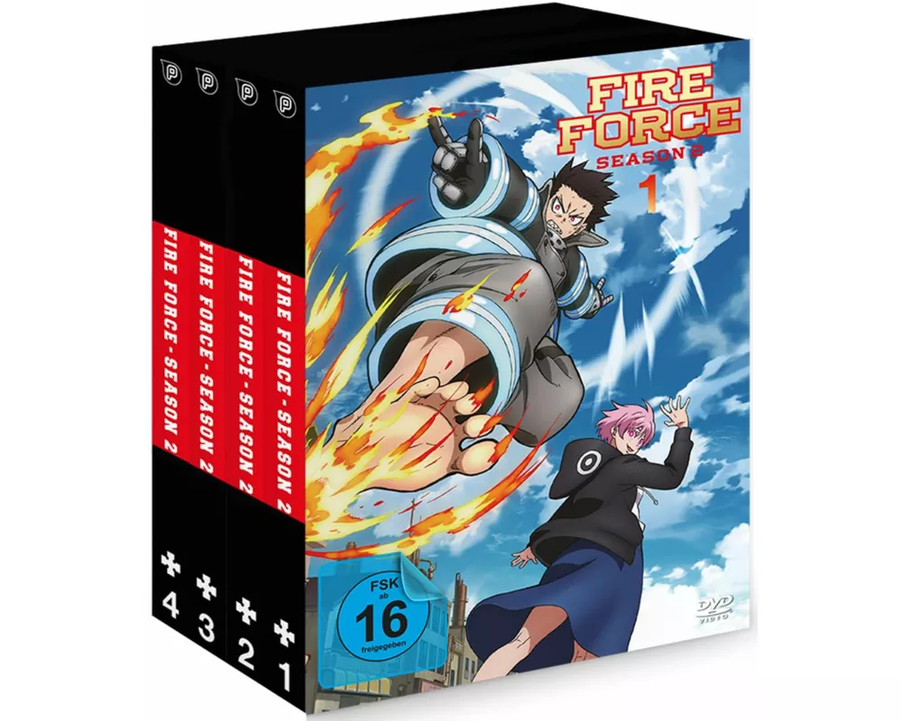 Fire Force - Staffel 2 - Gesamtausgabe - Vol.1-4 - DVD