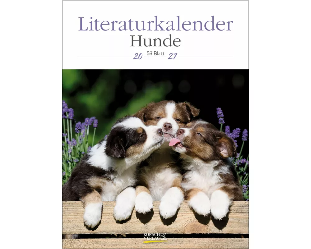 Literaturkalender Hunde 2027