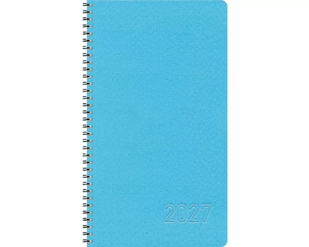 Taschenkalender Wochentimer Small Blau 2027