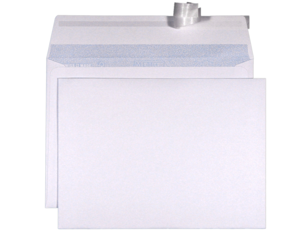 METTLER Couvert ohne Fenster C5 Mini 8066Mini 100g, ultraweiss 500 Stk.