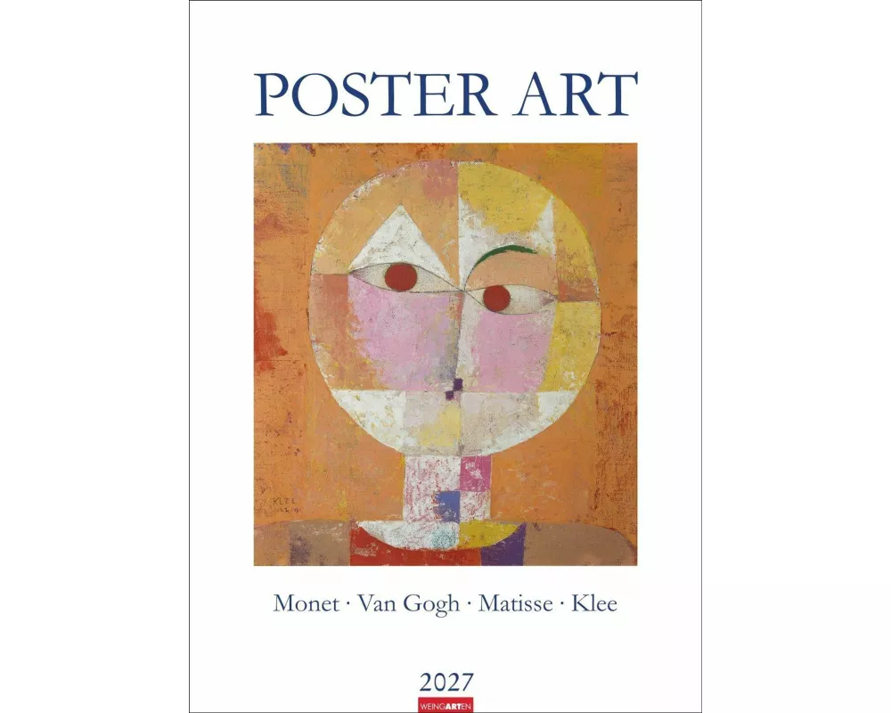Poster Art Kalender 2027 - Monet Van Gogh Matisse Klee