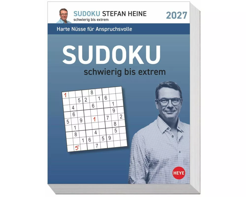 Stefan Heine Sudoku schwierig bis extrem Tagesabreißkalender 2027