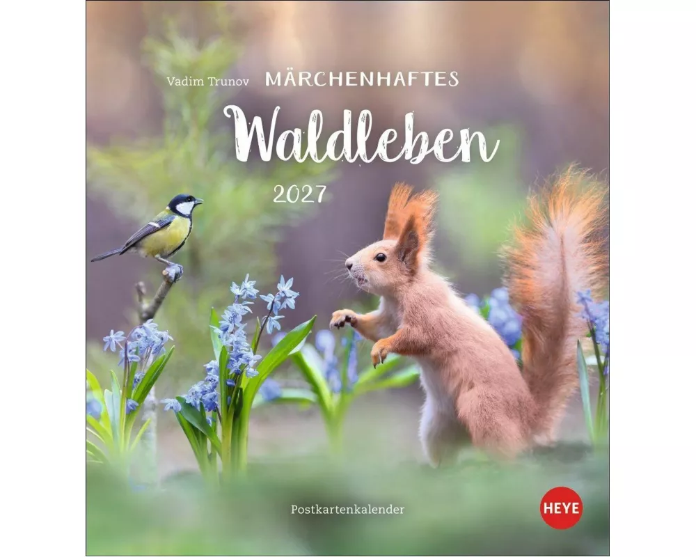 Vadim Trunov: Märchenhaftes Waldleben Postkartenkalender 2027