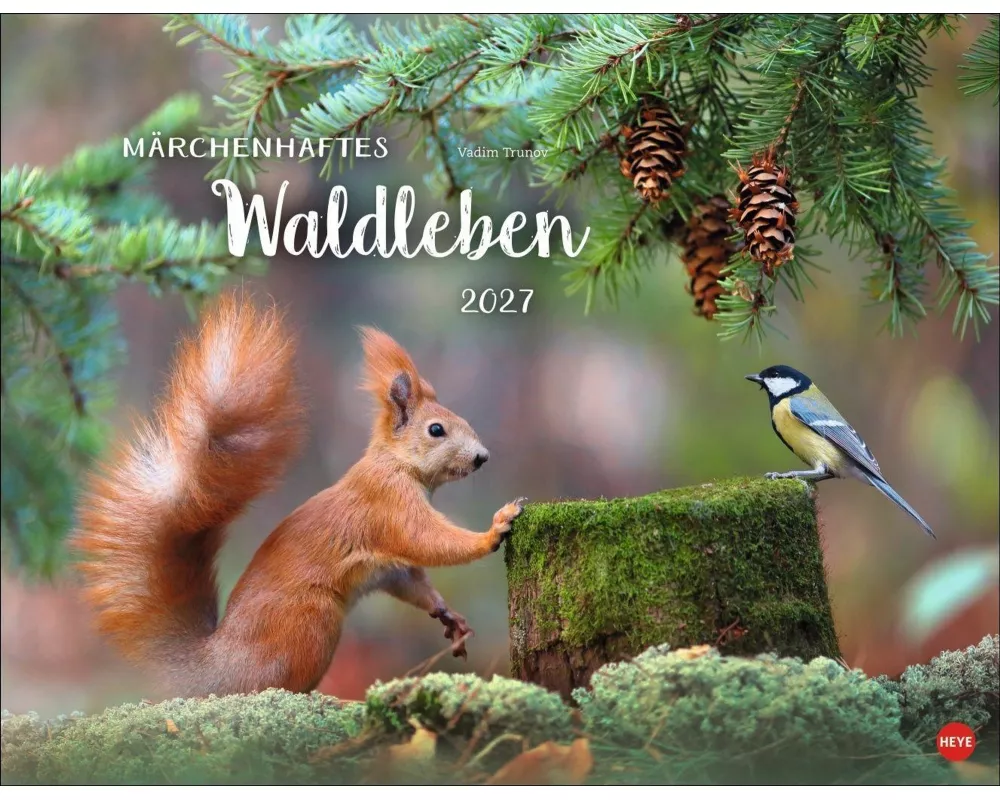 Vadim Trunov: Märchenhaftes Waldleben Posterkalender 2027