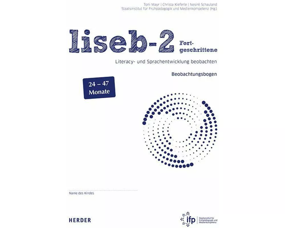 liseb-2. Literacy- und Sprachentwicklung beobachten - Fortgeschrittene