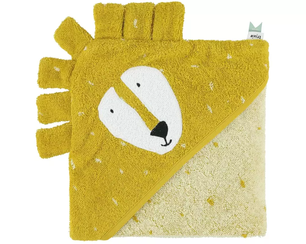 Trixie Baby-Kapuzentuch Löwe 75 x 75 cm