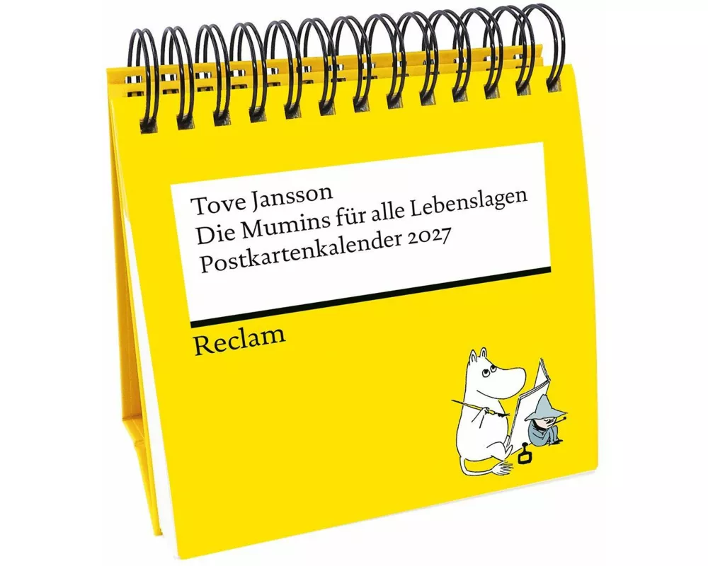 Die Mumins für alle Lebenslagen. Postkartenkalender 2027