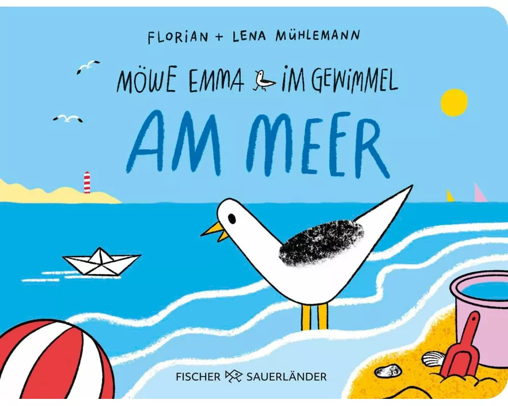 Möwe Emma im Gewimmel: Am Meer