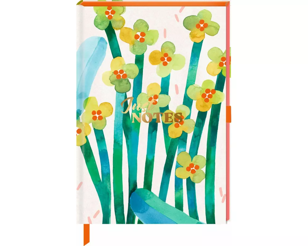 Notizbuch DIN A5 – Just Notes (Little yellow Flowers)