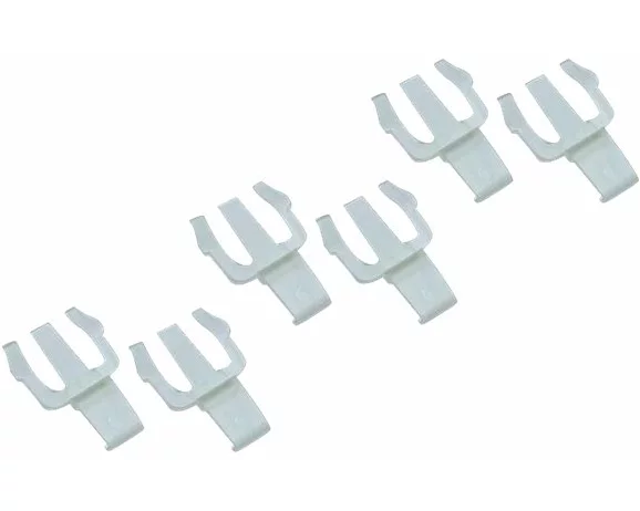 REALWEAR 3x Hard Hat Clips for MSA V-Gard Front Brim