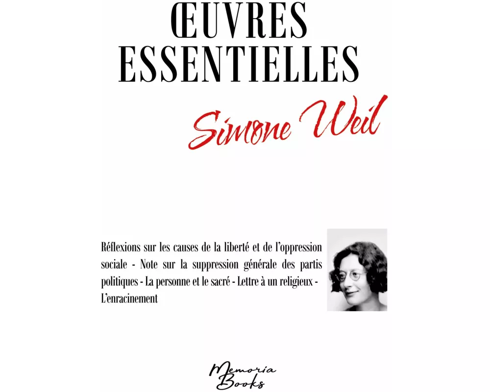 Oeuvres essentielles de Simone Weil