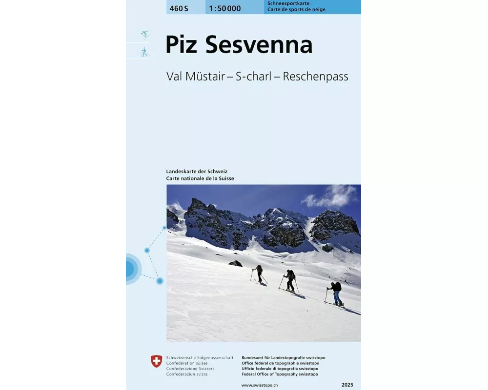 460S Piz Sesvenna Schneesportkarte