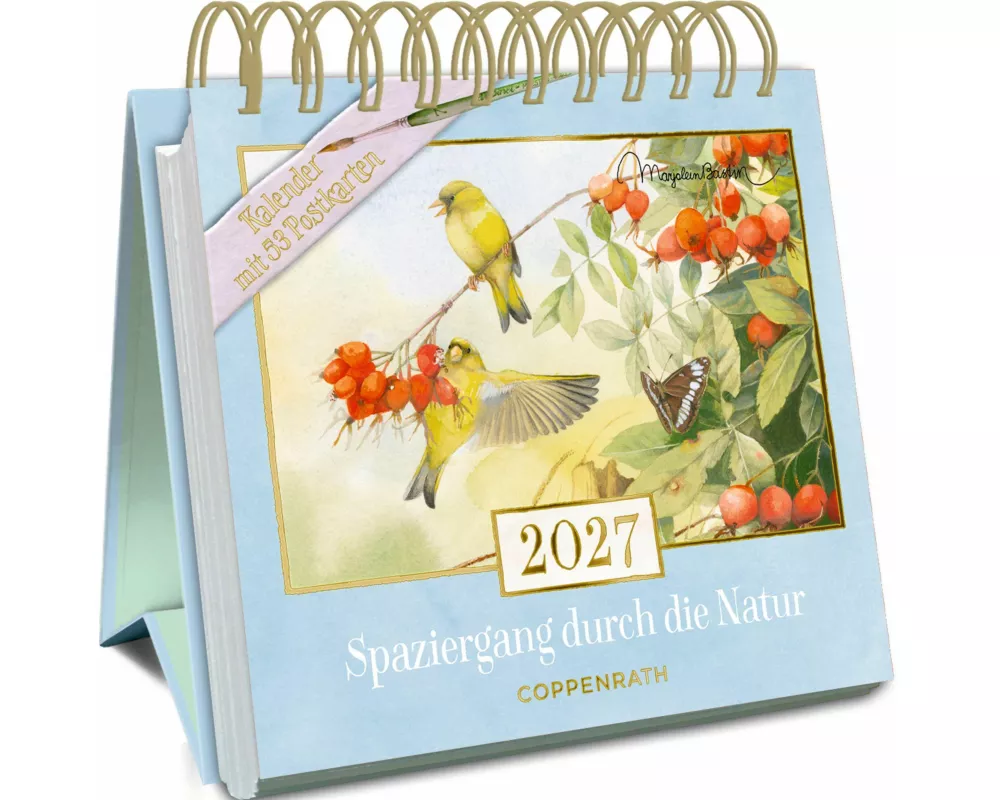 Kalender mit 53 Postkarten