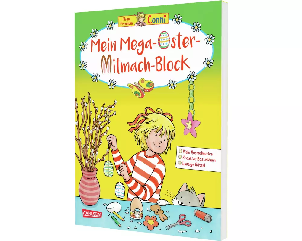 Conni Gelbe Reihe (Beschäftigungsbuch): Mein Mega-Oster-Mitmach-Block