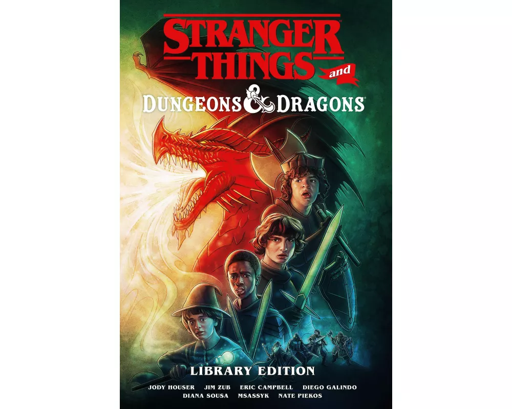 Stranger Things and Dungeons & Dragons Library Edition