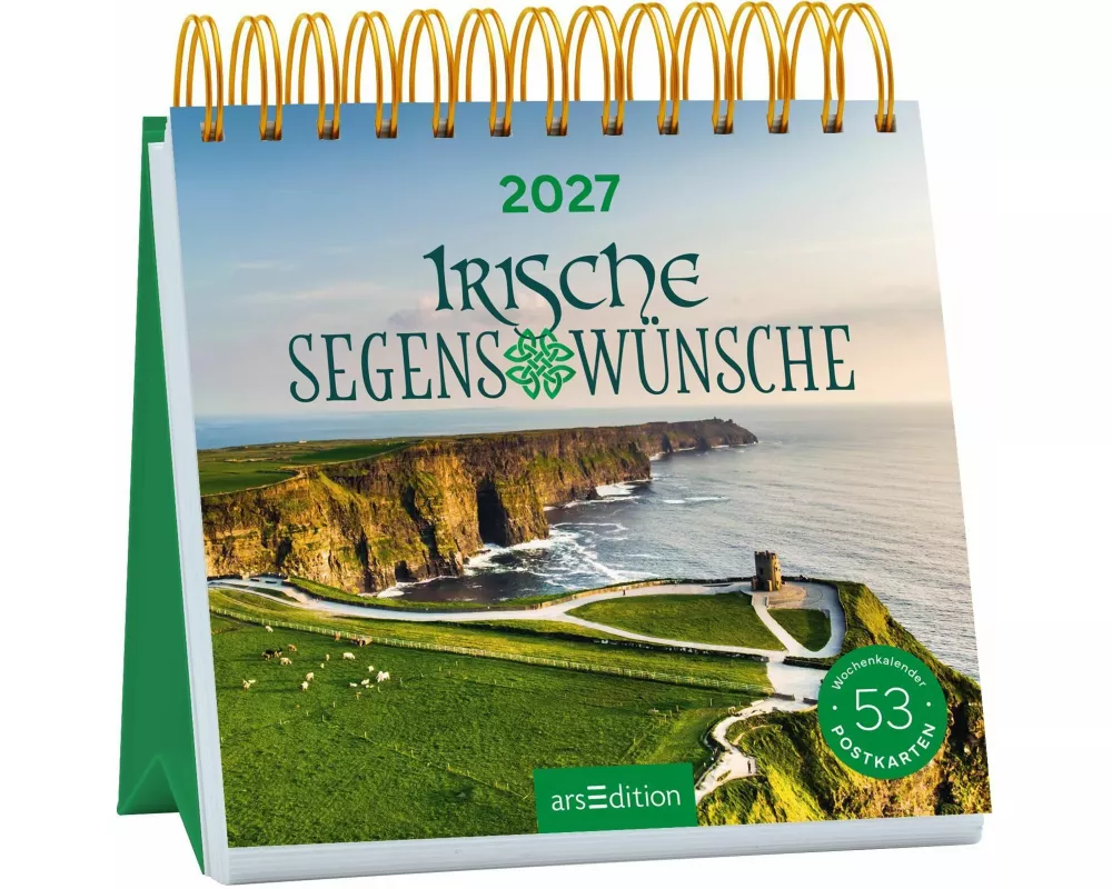 Postkartenkalender Irische Segenswünsche 2027