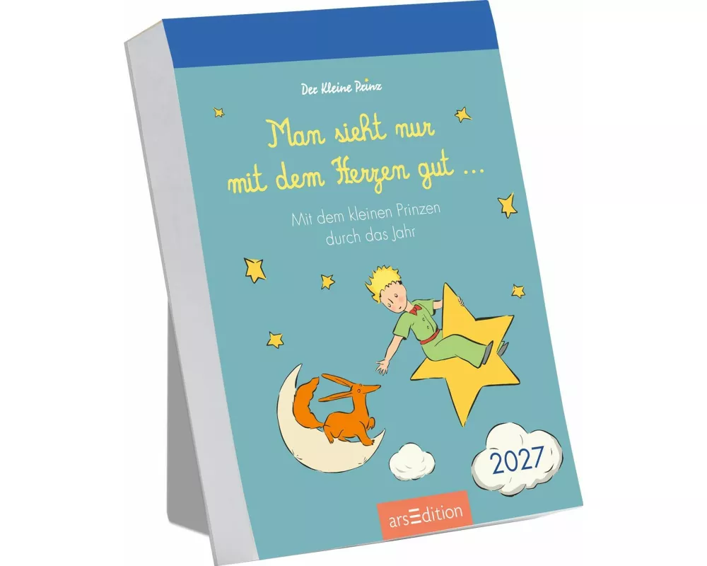Abreißkalender Man sieht nur mit dem Herzen gut 2027