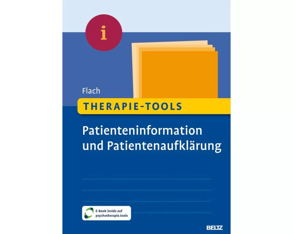 Therapie-Tools Patienteninformation und Patientenaufklärung