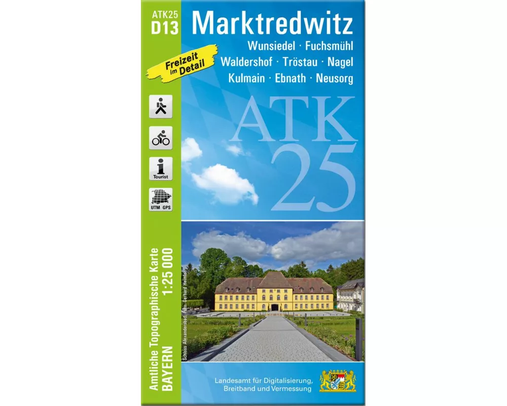 ATK25-D13 Marktredwitz (Amtliche Topographische Karte 1:25000)