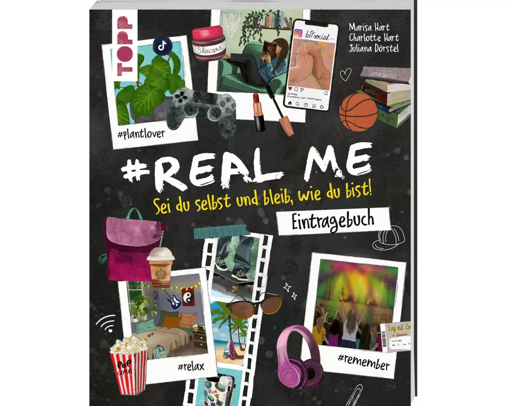 #Real me - Sei du selbst und bleib, wie du bist! - Das Teenie-Eintragebuch