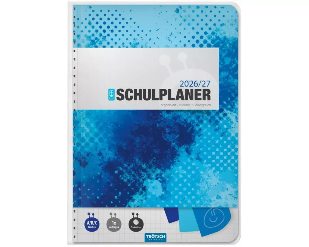 TRÖTSCH - Schulplaner Blau 26/27