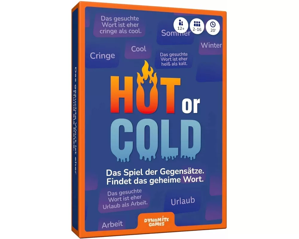 DYNAMITE GAMES - Hot or Cold "Das Spiel der Gegensätze - Findet das geheime Code Wort"