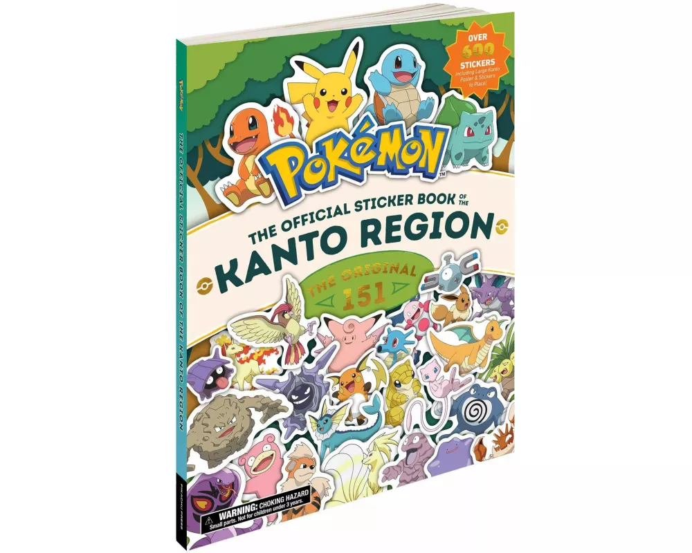 Pokémon the Official Sticker Book of the Kanto Region