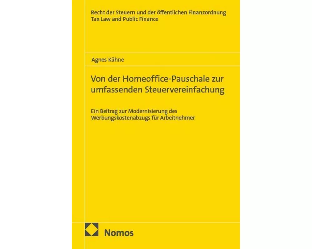 Von der Homeoffice-Pauschale zur umfassenden Steuervereinfachung