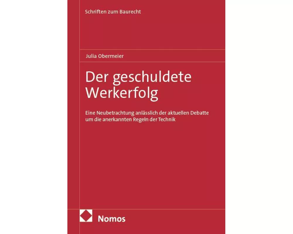 Der geschuldete Werkerfolg