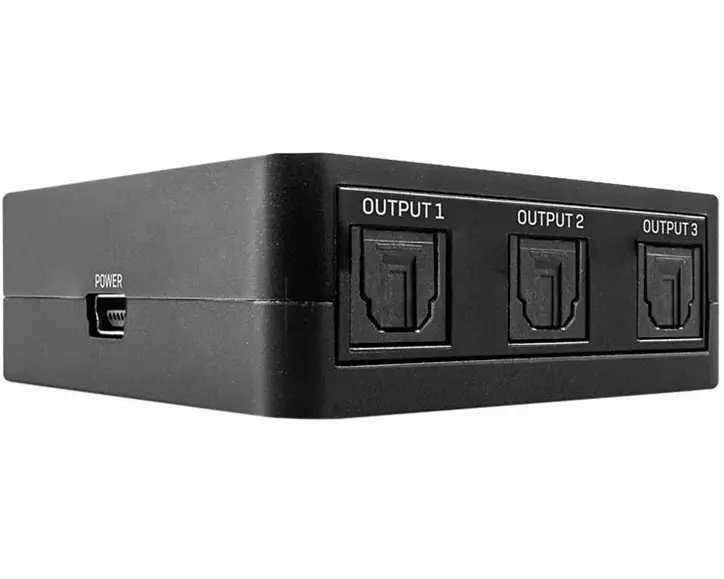 LINDY 3 Port, Optical Audio Splitter