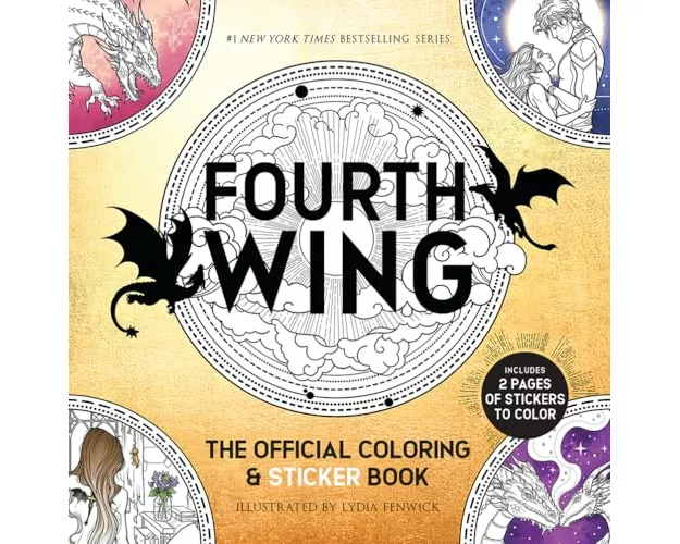 Fourth Wing: The Official Coloring & Sticker Book